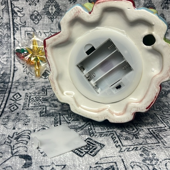 Brightown Lighted Ceramic Christmas Tree w- Presents NEW! 12” - Picture 6 of 10